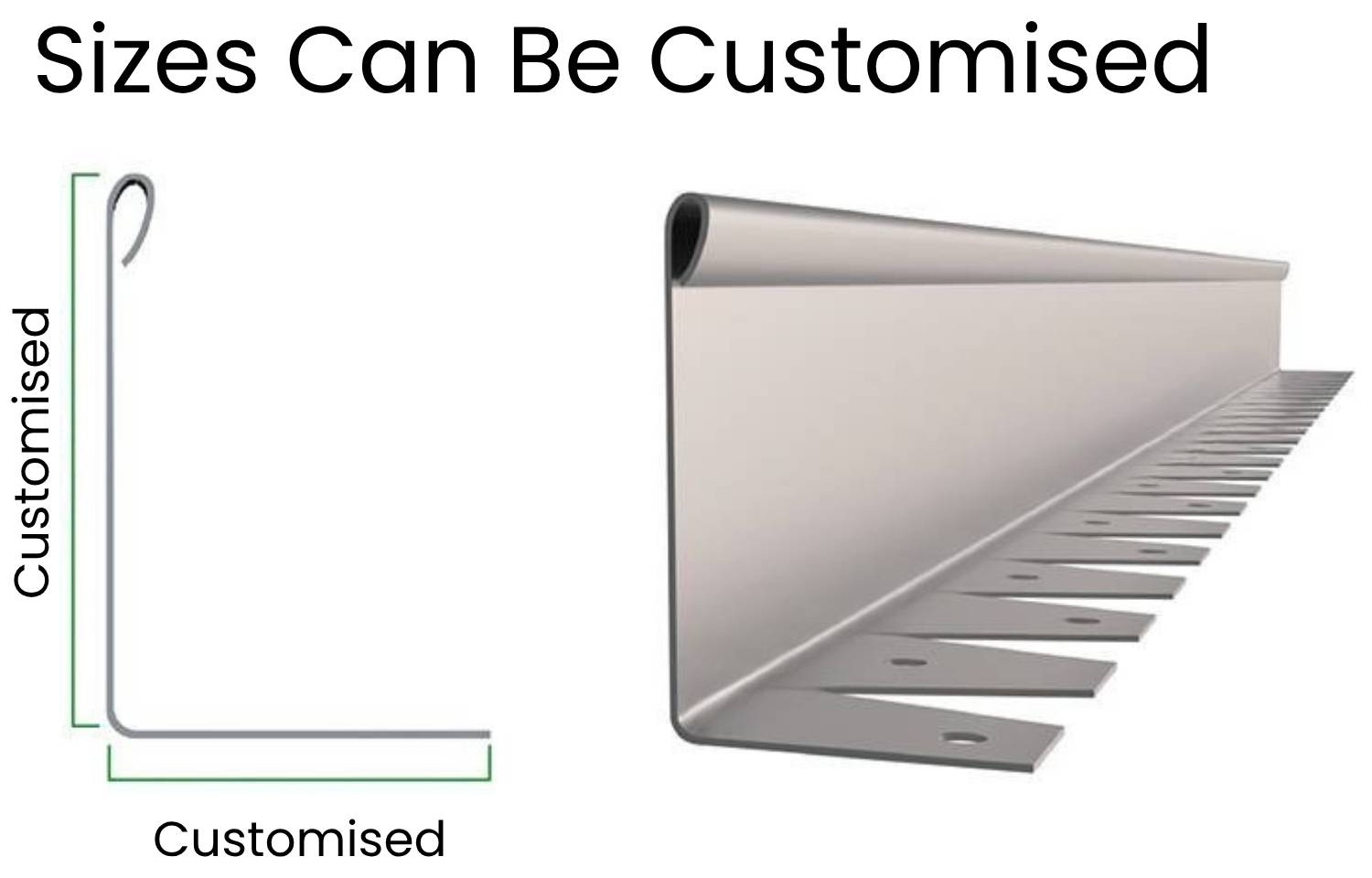 Stainless Steel Landscape Edging (50mm Face Height (per m)): image 11