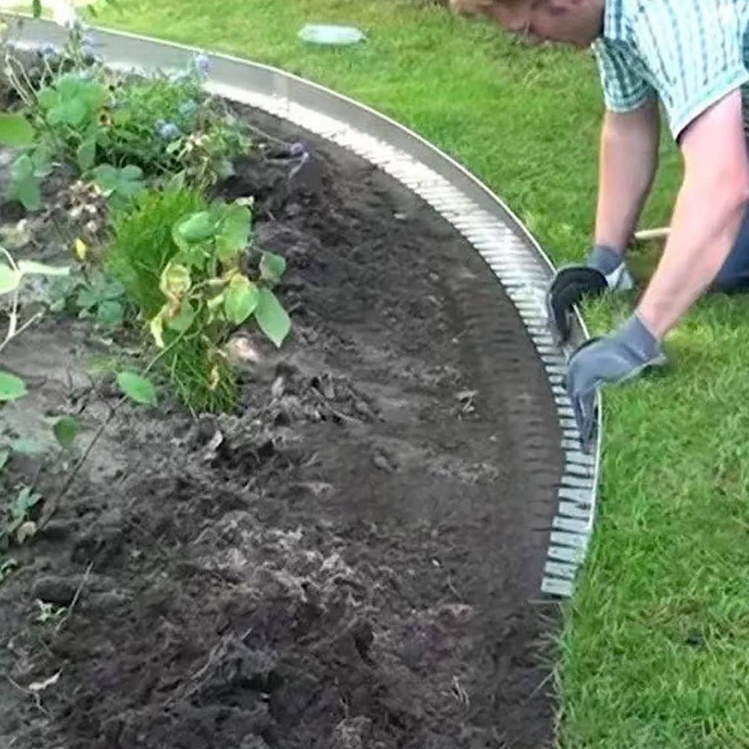 Stainless Steel Landscape Edging (50mm Face Height (per m))